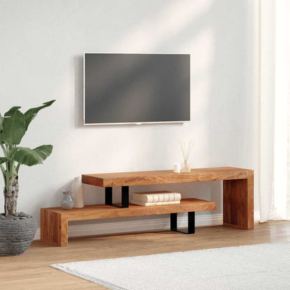 vidaXL Meuble TV en bois d'acacia massif