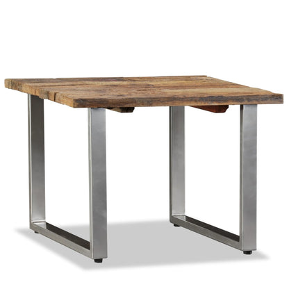 vidaXL Table basse en bois de récupération massif 55x55x40 cm