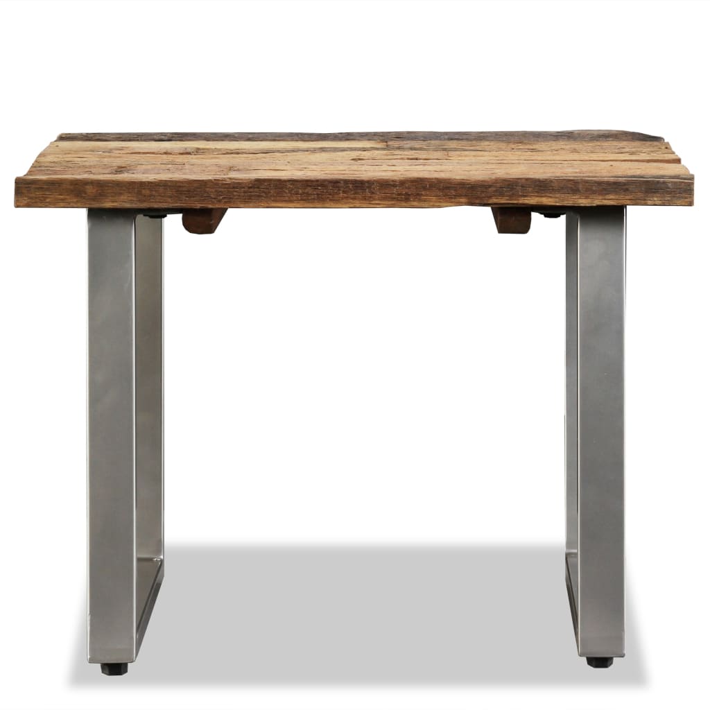 vidaXL Table basse en bois de récupération massif 55x55x40 cm