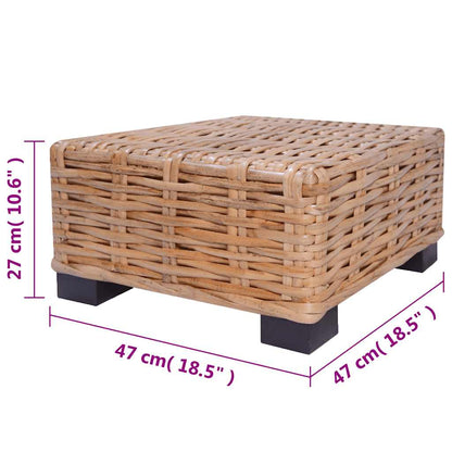 vidaXL Sofagarnitur 16-tlg. Natürliches Rattan