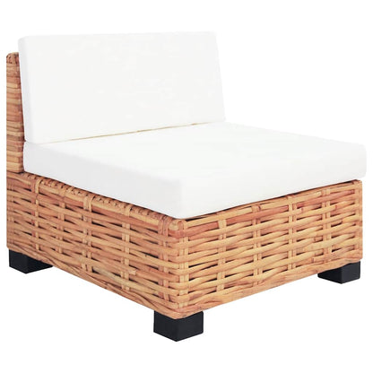 vidaXL Sofagarnitur 14-tlg. Natürliches Rattan