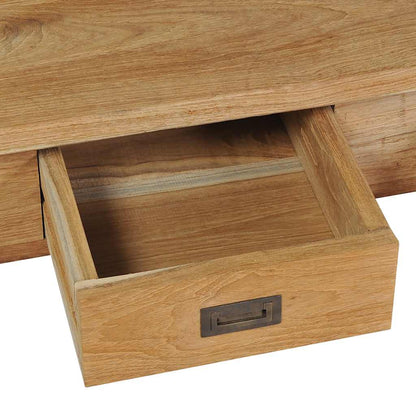 vidaXL Table basse en teck massif 100x60x35 cm