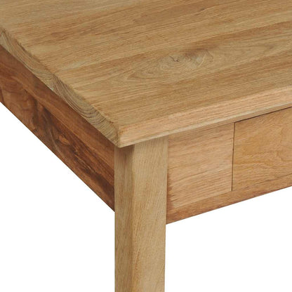 vidaXL Table basse en teck massif 100x60x35 cm