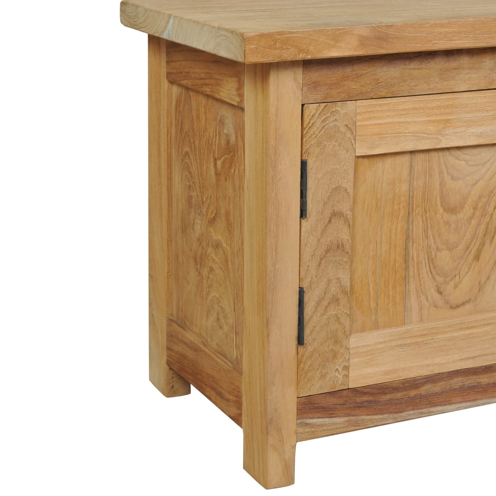 vidaXL Meuble TV en teck massif 120x30x40 cm