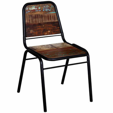 vidaXL Chaises de salle à manger 6 pcs Bois de récupération massif