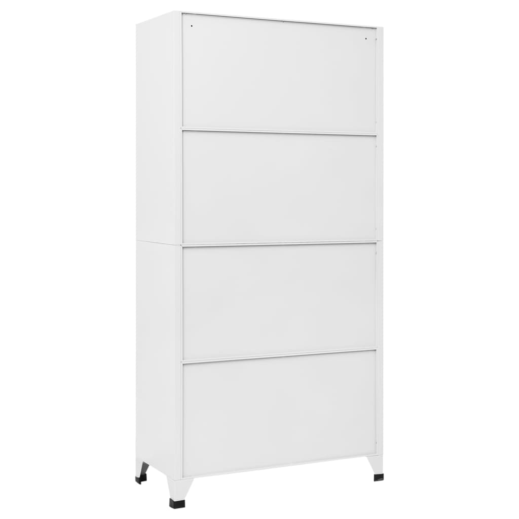 vidaXL Schließfachschrank mit 12 Fächern 90x45x180 cm