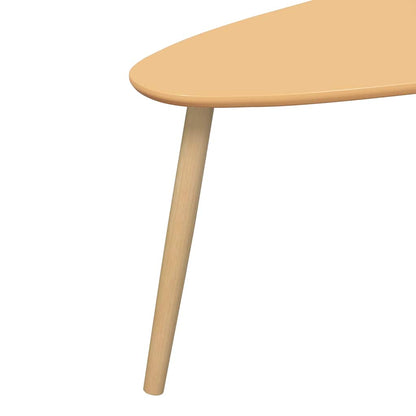 vidaXL Ensemble de 2 tables basses en pin massif marron