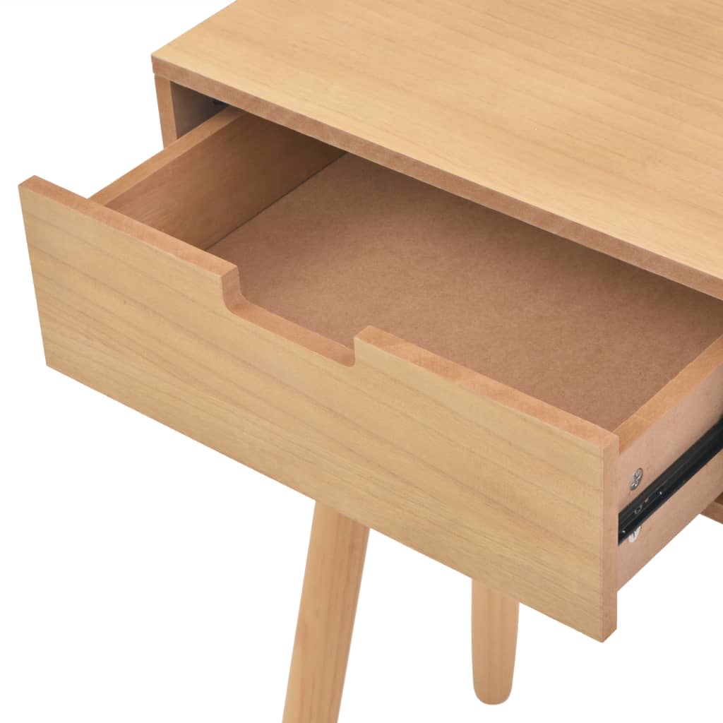 vidaXL Konsolentisch Kiefernholz Massiv 80 x 30 x 72 cm Braun