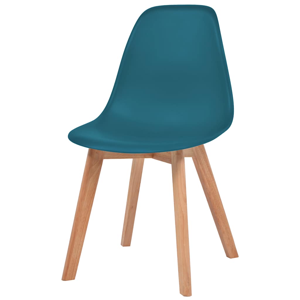vidaXL Chaises de salle à manger 6 pcs Turquoise Plastique