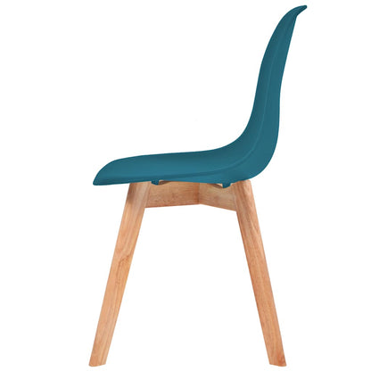 vidaXL Chaises de salle à manger 6 pcs Turquoise Plastique