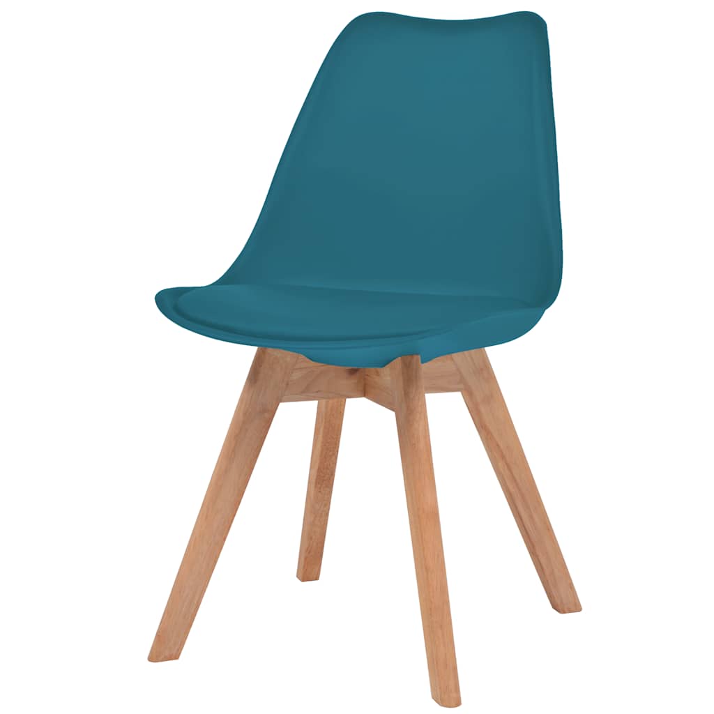 vidaXL Chaises de salle à manger 4 pcs Turquoise Plastique