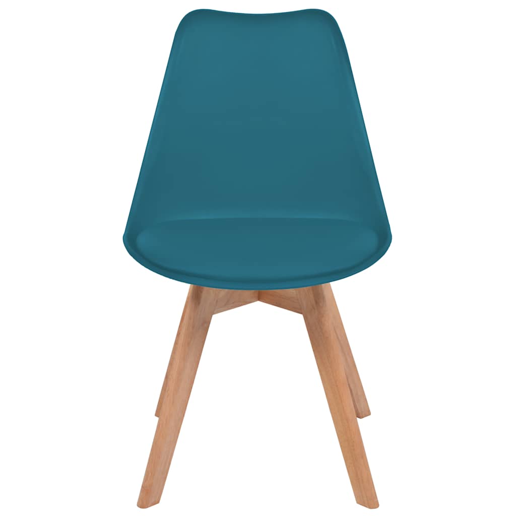 vidaXL Chaises de salle à manger 4 pcs Turquoise Plastique