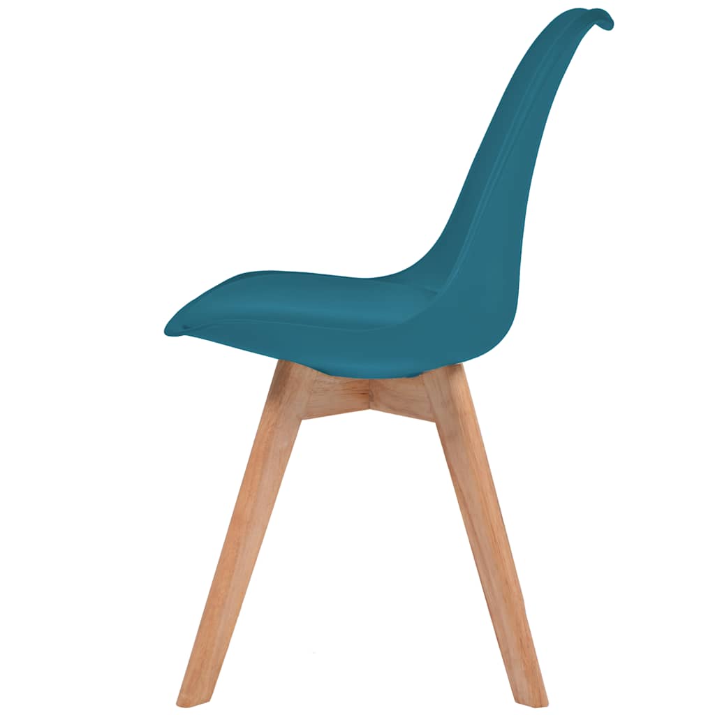 vidaXL Chaises de salle à manger 4 pcs Turquoise Plastique