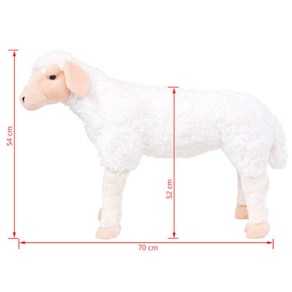 Plüschtier Schaf Stehend Plüsch Weiß XXL