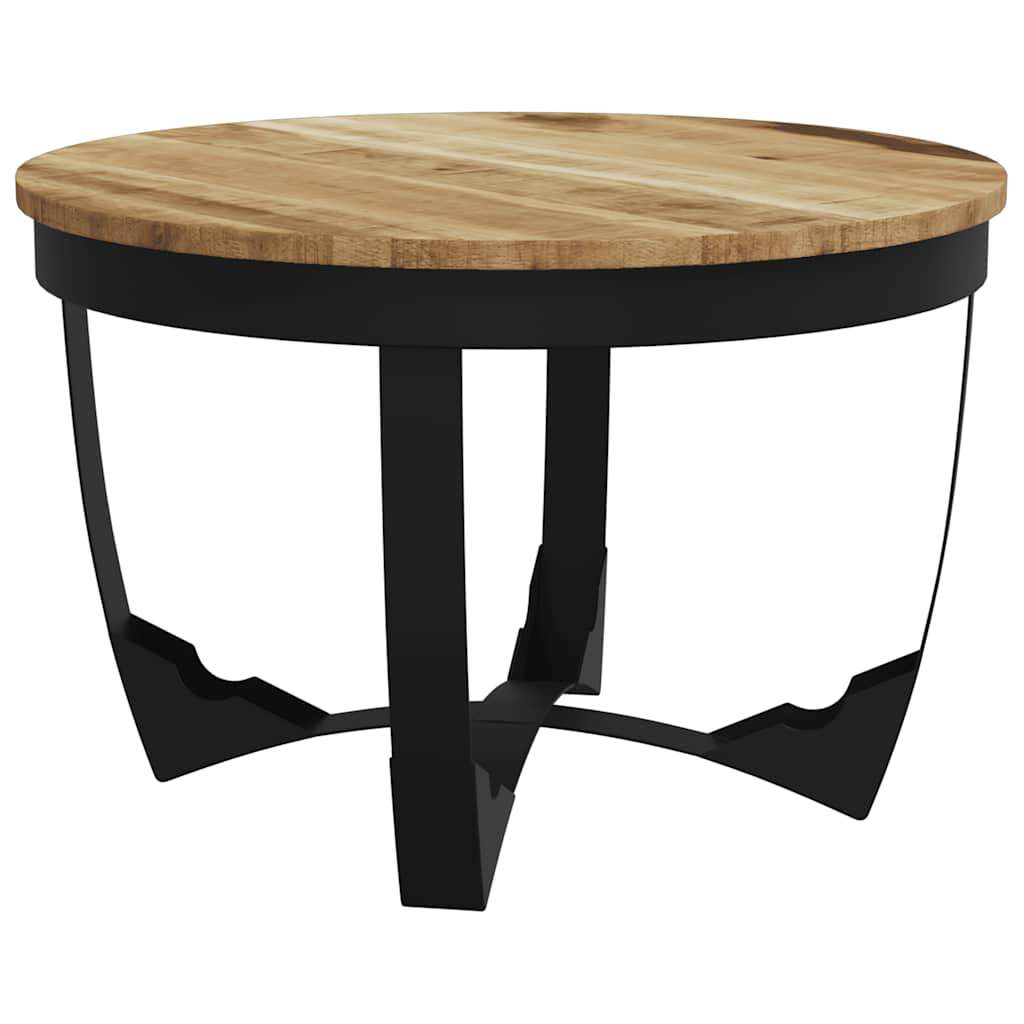 vidaXL Table basse Bois de manguier massif brut 60x40 cm