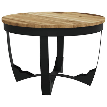 vidaXL Table basse Bois de manguier massif brut 60x40 cm