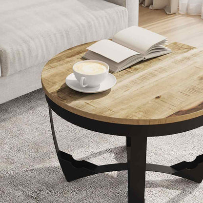 vidaXL Table basse Bois de manguier massif brut 60x40 cm