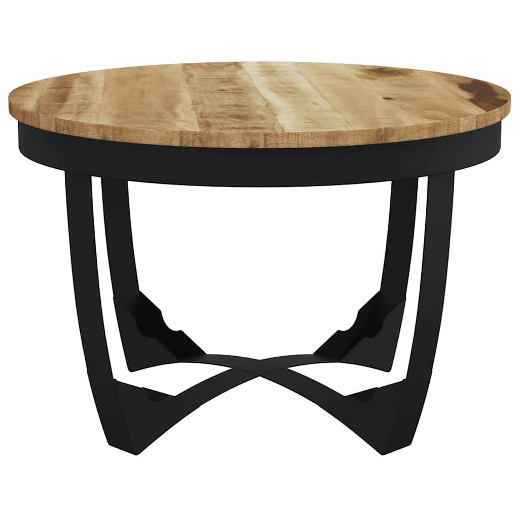 vidaXL Table basse Bois de manguier massif brut 60x40 cm