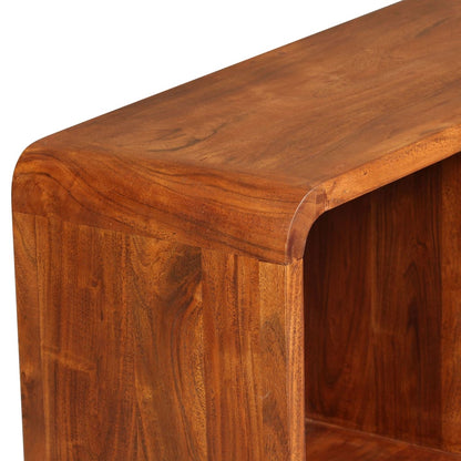 Meuble TV vidaXL en bois massif avec finition couleur miel 120x30x40 cm