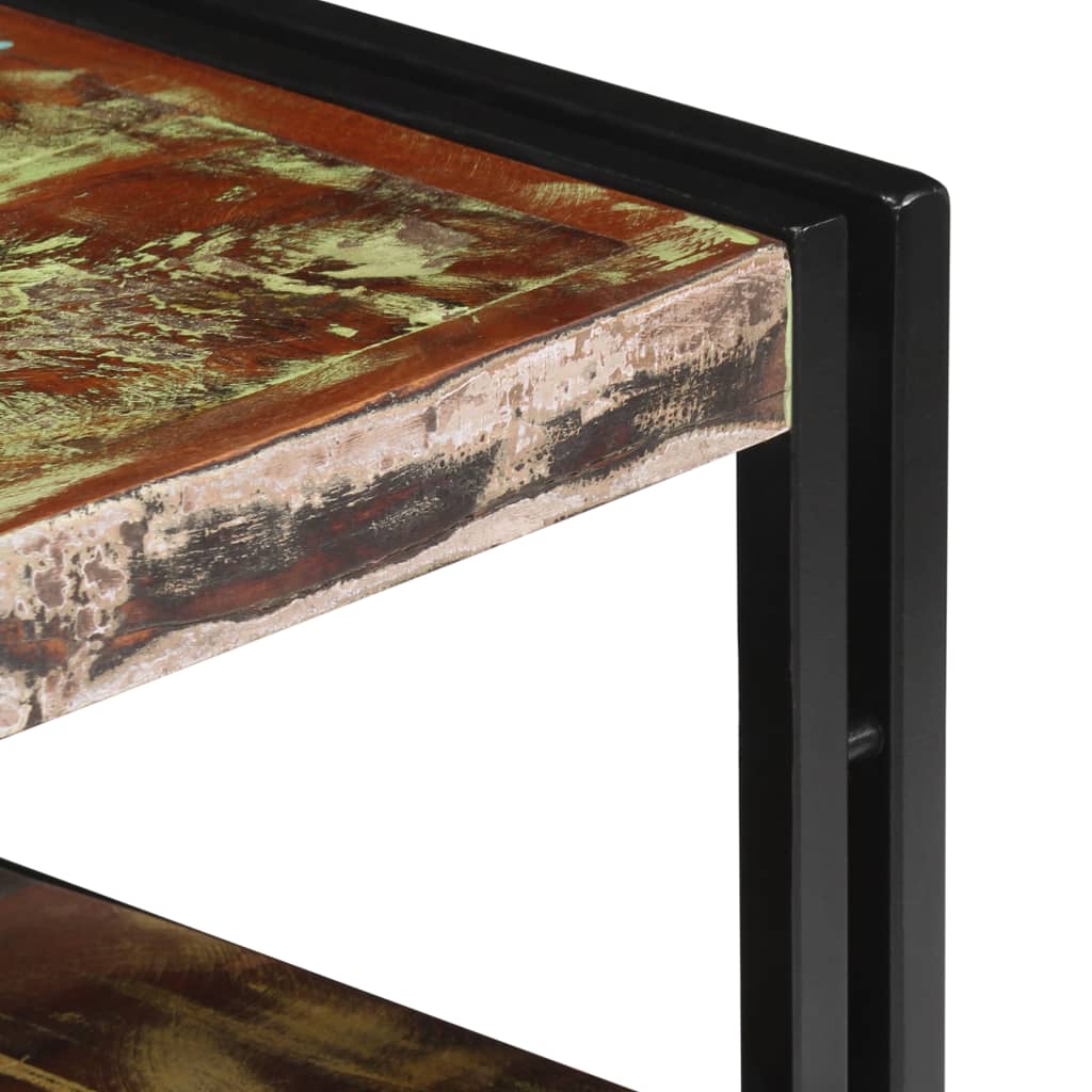 vidaXL Meuble TV en bois de récupération massif 120x30x40 cm