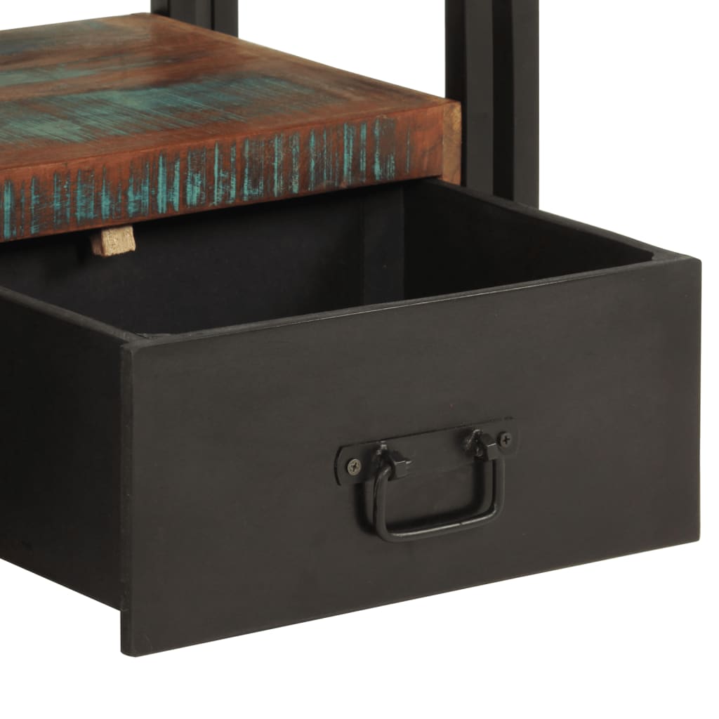 vidaXL Meuble TV en bois de récupération massif 120x30x40 cm