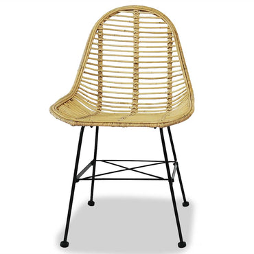 vidaXL Chaises de salle à manger 4 pcs. Rotin naturel