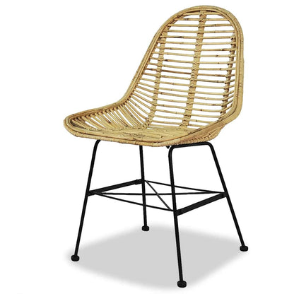 vidaXL Chaises de salle à manger 4 pcs. Rotin naturel