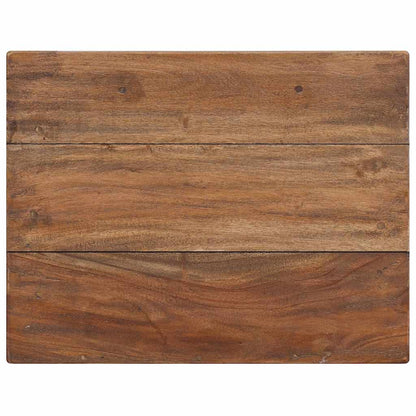 vidaXL Table de chevet en bois d'acajou massif 40x30x51 cm