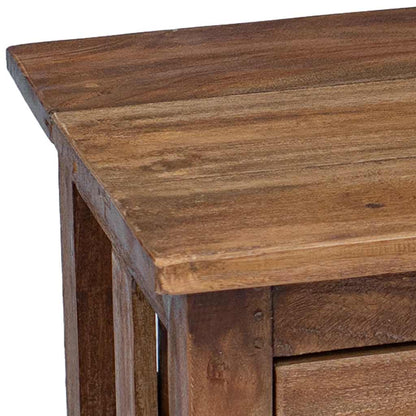 vidaXL Table de chevet en bois d'acajou massif 40x30x51 cm