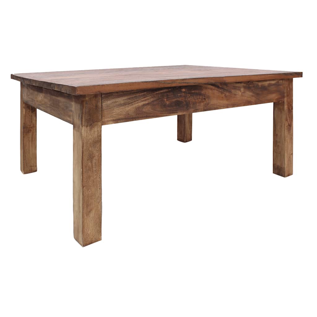 vidaXL Couchtisch Massives Mahagoniholz 96x73x45 cm