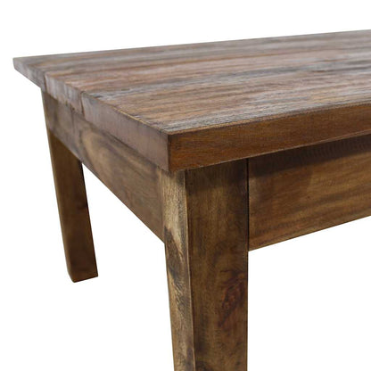 vidaXL Couchtisch Massives Mahagoniholz 96x73x45 cm