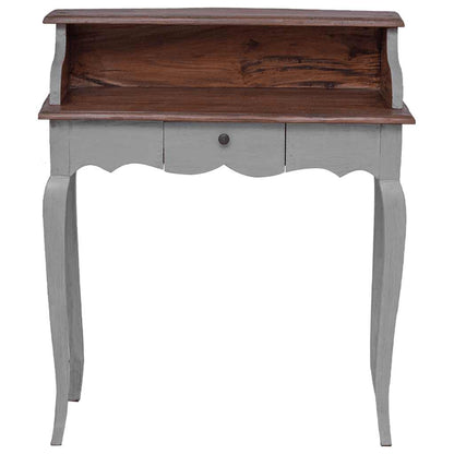 vidaXL Bureau Bois d'acajou massif 80x40x92 cm