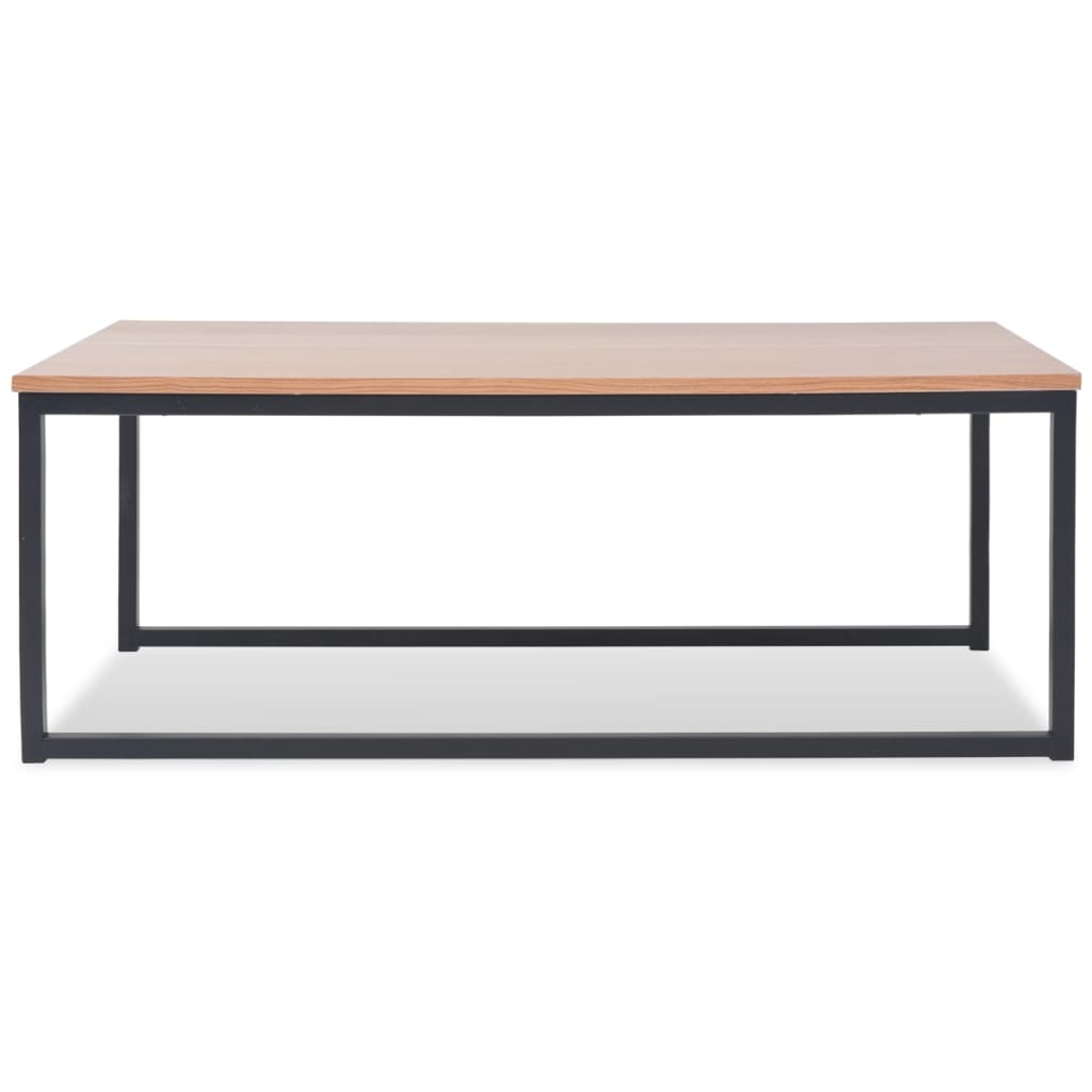 vidaXL Table basse 3 pcs Bois de frêne