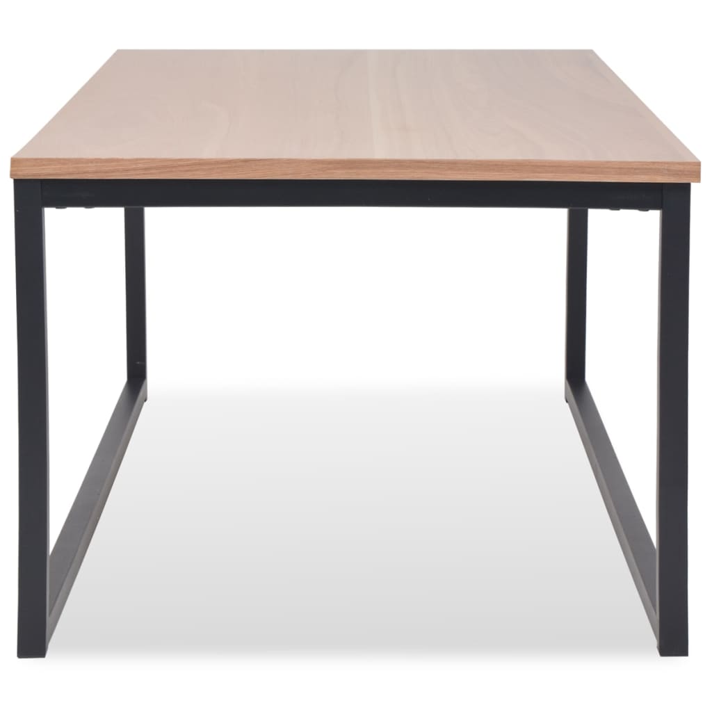 vidaXL Table basse 3 pcs Bois de frêne