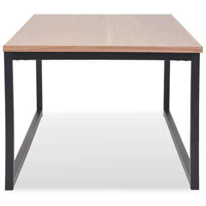 vidaXL Table basse 3 pcs Bois de frêne