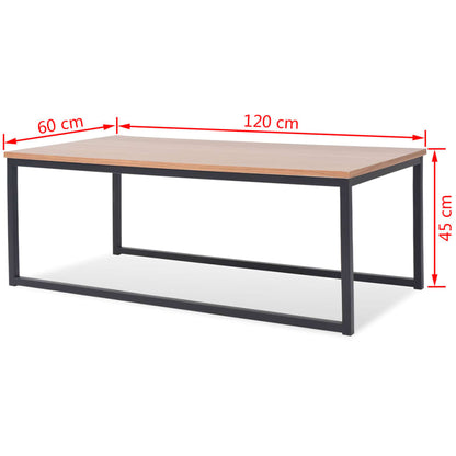 vidaXL Table basse 3 pcs Bois de frêne