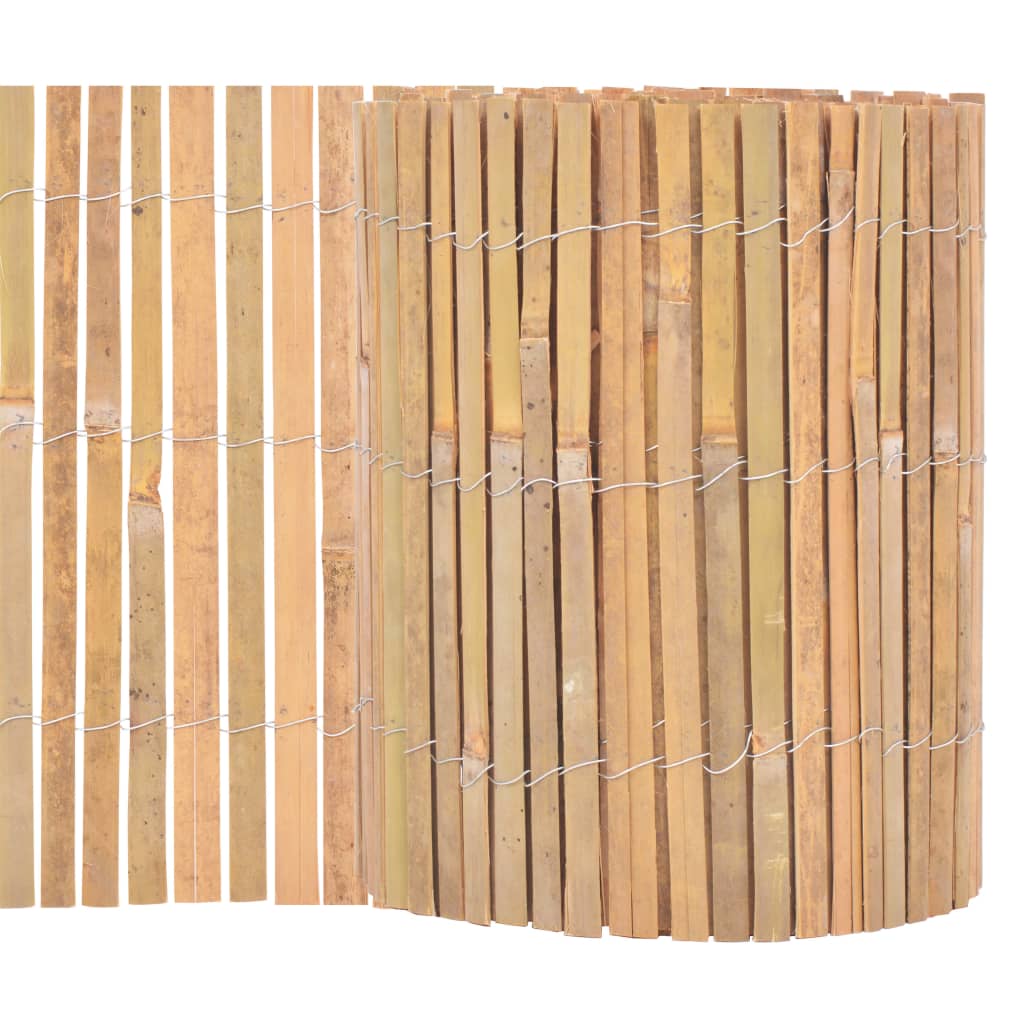 vidaXL Clôture de jardin Bambou 1000×30 cm