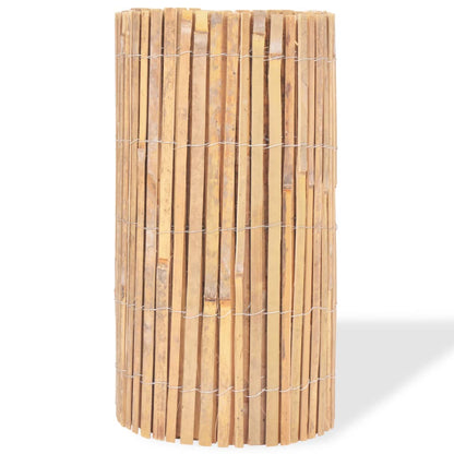 vidaXL Clôture de jardin en bambou 1000×50 cm