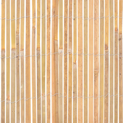 vidaXL Clôture de jardin en bambou 1000×50 cm