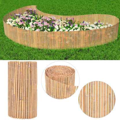 vidaXL Clôture de jardin en bambou 1000×50 cm