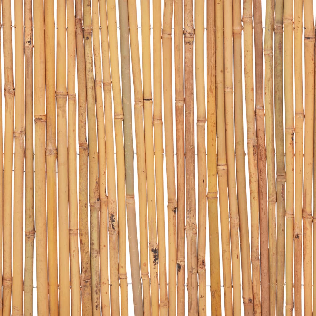 vidaXL Clôture de jardin en bambou 500 x 30 cm