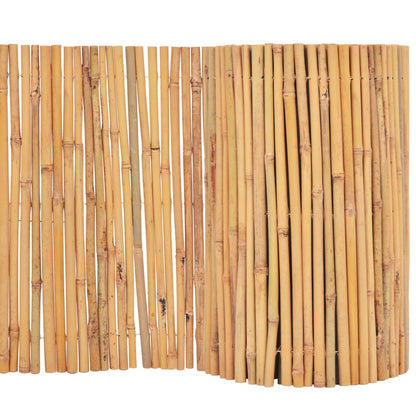 vidaXL Clôture de jardin en bambou 500 x 50 cm