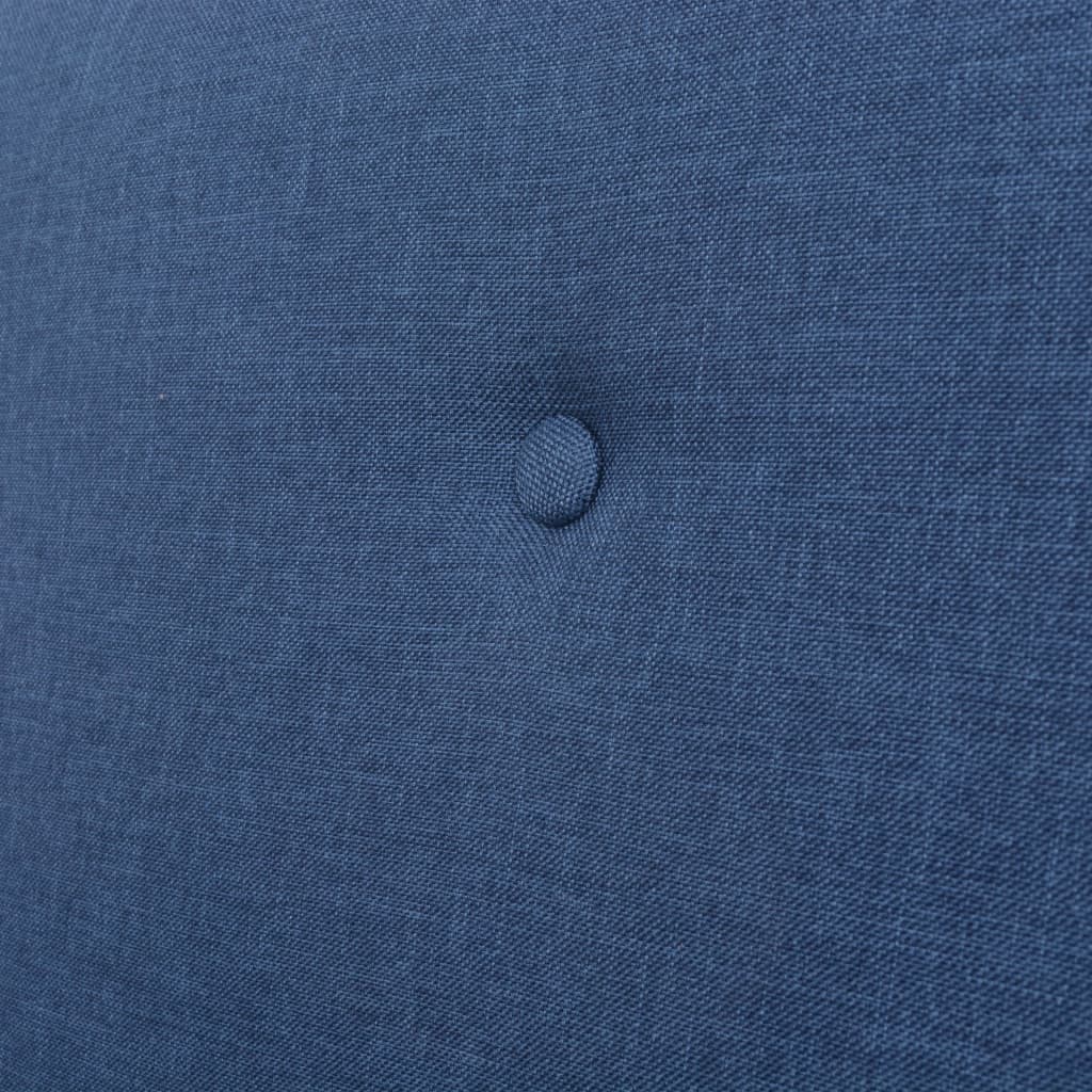vidaXL 3-Sitzer-Sofa Stoff Blau
