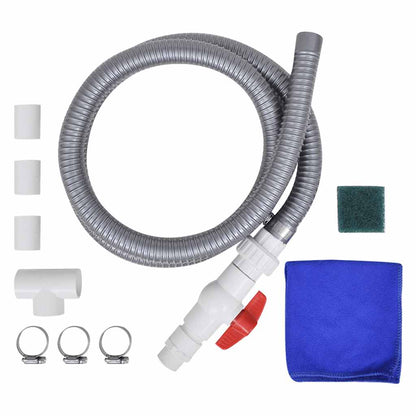 Pool-Wasserfall Edelstahl 64x30x52 cm Silbern