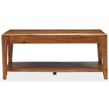 vidaXL Table basse en bois massif 88x50x38 cm