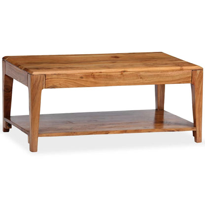 vidaXL Table basse en bois massif 88x50x38 cm