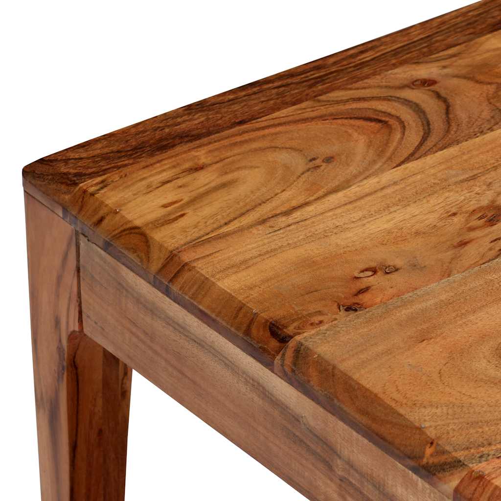 vidaXL Table basse en bois massif 88x50x38 cm
