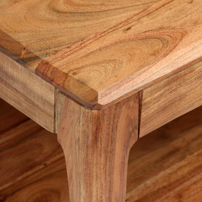 vidaXL Table basse en bois massif 88x50x38 cm