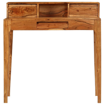 vidaXL Schreibtisch mit Schubladen Massivholz 88 x 50 x 90 cm