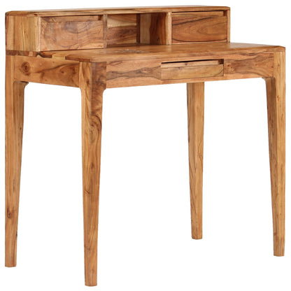 vidaXL Schreibtisch mit Schubladen Massivholz 88 x 50 x 90 cm